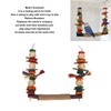 Bird Swing Toy Colorful Beak Grinding Parrot Chewing Perch Toy