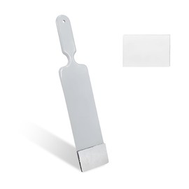 ZNDAW Bulldozer Squeegee, Long Handle Flat Glass Window Tint Tools, Scrubber Paddle Squeegee for Front Rear Window Film Application, Glass Snow Frost Ice Removal Tool for Cars (Gray)