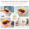 Alipis 3pcs Small Fruit Basket Strawberry Cherry Basket Plastic Handle