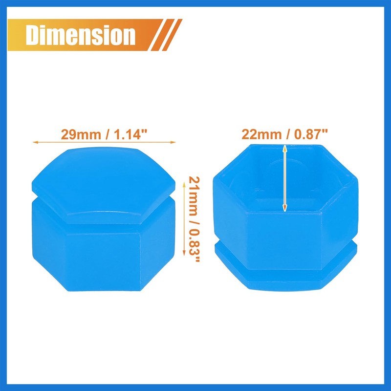 VekAuto 20 Pcs Wheel Lug Nut Covers for Land Rover