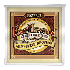 Ernie Ball Earthwood Silk & Steel Regular 80/20 Bronze Acoustic Guitar Strings - 13-56 Gauge