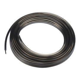 ACROPIX Fiber Optic Cable Skirt Side Glow Car Light Decoration Universal 3mm 2.5M Black 1pcs
