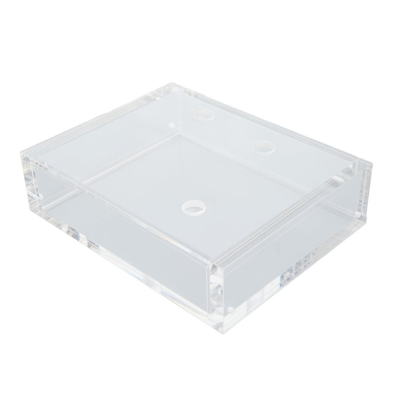 Computer Water Cooling Reservoir Rectangle Transparent Acrylic PC Water Cooling