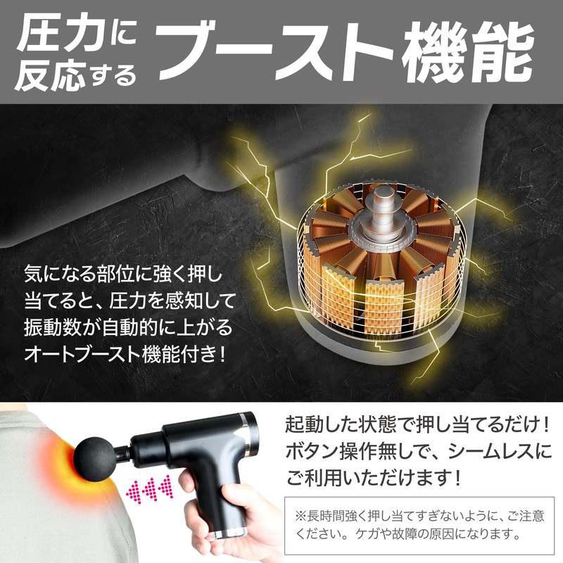 Body Tech Release Gun, Handy Gun, Small, Lightweight, Vibration, Quiet