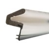 WRS .650" Q-Lon Door Seal/Weatherstripping with Kerf Mount - White