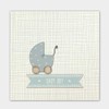 East of India Blue Baby Boy Wood Memory Keepsake Trinket