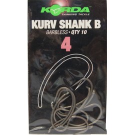 Korda Kurv Shank B Hooks - Size 4