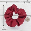 Vegan Leather Look Scrunchie (Red)