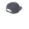 Sport-TEK Unisex Classics Flat Bill Snapback Cap, Graphite, One Size