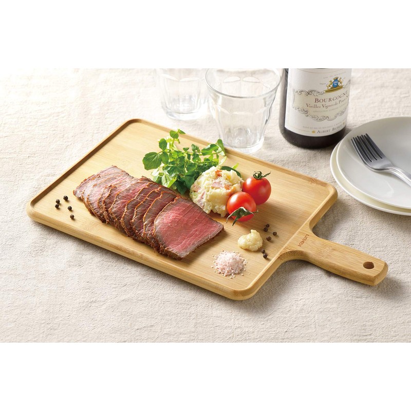 KAKURI Cutting Board, Square 13.4, 15.0 inches (38 cm), Set