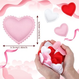 300 Pieces Valentine's Day Heart Confetti Decoration,Love Heart Shaped Sponge Petal,Romantic Decor for Tables Valentine Confetti Wedding Decoration Supplies (Red, Pink, White)