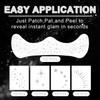 50 Assorted Glitter Freckles Face Tattoo, Glow Up Makeup Patches