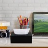 Acrylic Tissue Box Holder, PITBVO Rectangular Shiny Black Tissue Box