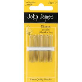 Sharps Hand Needles-Size 7 20/Pkg