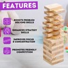 FNA FASHIONS Classic Wooden Tumbling Tower Game - 54 wooden