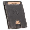 UC Leather Company Money Clip Bifold Wallet, Full-grain Leather, RFID