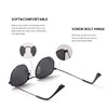 Hipster Hexagonal Polarized Sunglasses Men Women Geometric Square Small Vintage