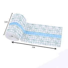 Duschpflaster Wasserfest Groß Nach Op,Pflaster Wasserfest,Tattoo Aftercare Folie,Second Skin Heilung Transparent Wasserfeste Bandage,Duschen Wasserdicht,für Duschverband,Abdecken Wunden(15cm×2m)
