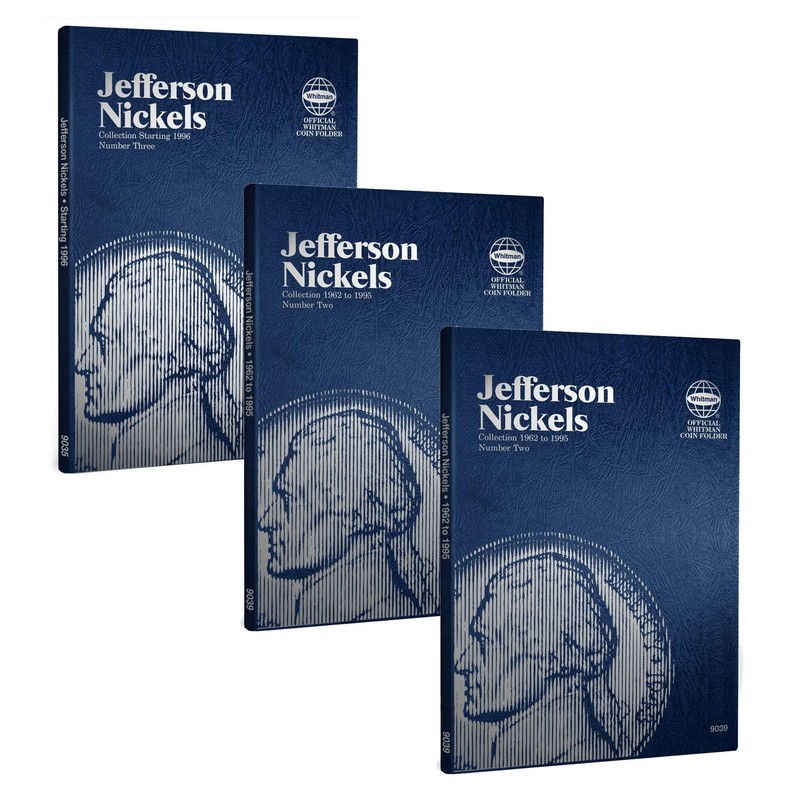 Whitman U.S. Modern Nickel Coin Folder Five Volume Set 1883