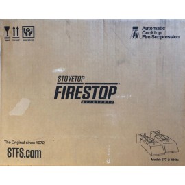 StoveTop FireStop Microhood 677-2 White Automatic Fire Suppressor EXP: Dec 2028