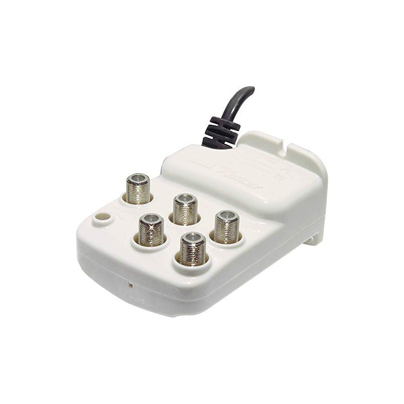 4 Way MATV Booster Amplifier/Splitter F Type