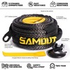 SAMOUT Synthetic Winch Rope Cable Kit: 3/8in x 92ft 25500LBS
