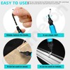 Cimeton 27PCS Precision 3D Printer Tool Included Deburring Tools, Wood