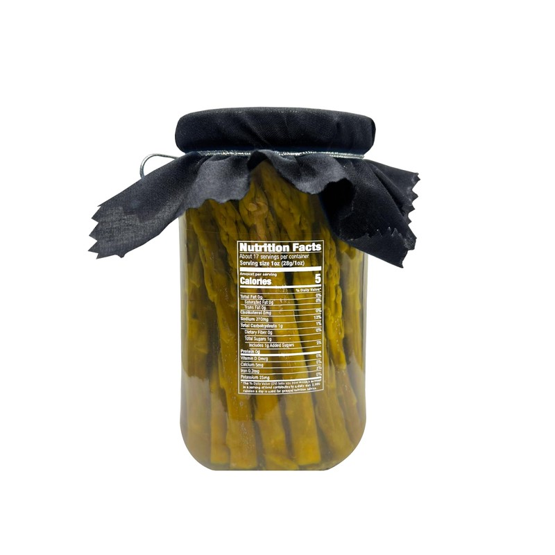 Sanniti Premium Pickled Asparagus, 16.5 oz (Pack of 2)