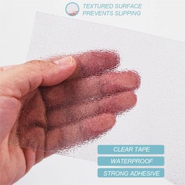 Anti-Slip Tape Transparent Anti Slip Stair Strips Waterproof Grip Tape for Stairs Non-Slip Traction Grip Tape for Wood Stairs, Bathtubs, Pool and Boats(2inch x30feet)