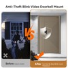 Aiopoaop Blink Doorbell Mount, Anti-Theft Blink Video Doorbell Camera Mount