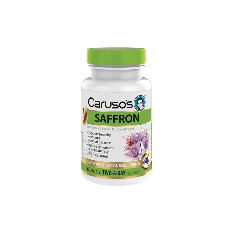 Caruso's Natural Health Saffron 60 Tablets