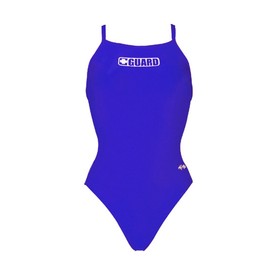 DOLFIN Lifeguard Swimsuits - Guard Logo V-2 Back,Royal (47),26