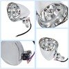 RainMan S Headlights Motorcycle Visor Chrome Head Light Lamp Replacement