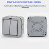 Idota Light Switch Outdoor Weatherproof Switch Universal Switch 20A IP66