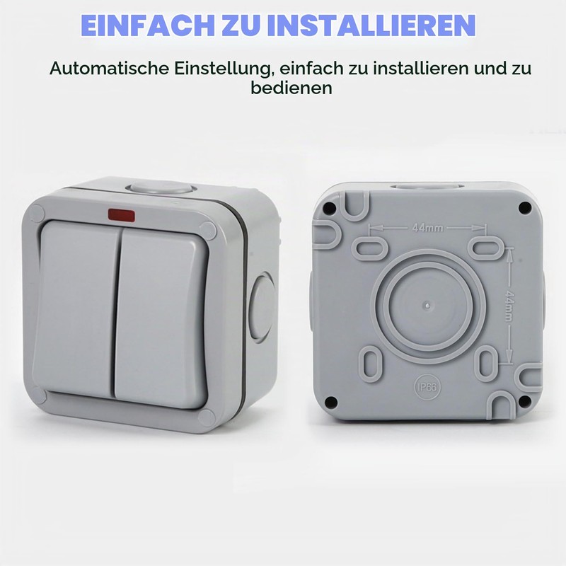 Idota Light Switch Outdoor Weatherproof Switch Universal Switch 20A IP66
