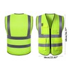 2-Pack Reflective Safety Vest for Men Women, High Visibility Security