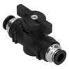 Air Flow Control Valve Pneumatic Connector Manual Adjust Quick Connect