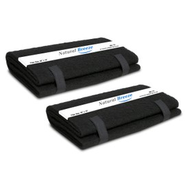 NATURAL BREEZE Pack of 2 Activated Carbon Pre-Filter Replacement Compatible with Honeywell Filter A HRF-AP1 Fits Round, QuietCare & SilentComfort and HPA100,200,300 Series Consoles Air Purifiers