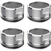 4 Pack Water Saver Spout Filter Mesh Tap Head Faucet Aerator Replacement Parts Insert Nozzle DIY Kitchen Bathroom Shower Sink Basi 22mmn Tool Regulator Flow Silver(22mm Male Thread)