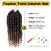 Forevery Passion Twist Hair 8 Inch 9packs Passion Twist Crochet