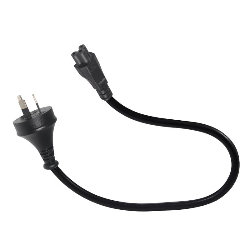 Cloverleaf Cable IEC-C5 3 Pin Mains Plug to IEC C5