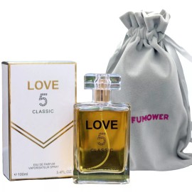 EBC COLLECTION PERFUME FOR WOMEN LOVE 5 CLASSIC EAU DE PARFUM VAPORISATEUR 3.4 OZ WITH POUCH