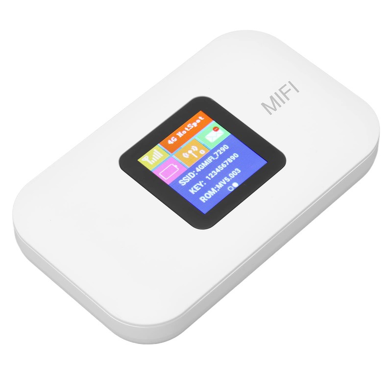 ciciglow Tragbarer Mobiler 4G LTE-WLAN-Hotspot für Reisen | SIM-Kartensteckplatz |