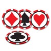 Beistle 8-Piece Casino Coasters in Assorted Designs, Las Vegas Casino