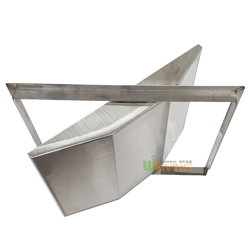 Stainless steel square round lid (embedded type) No. 400 /