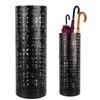 Pssopp Umbrella Holder, Large, Round, Hollow, Freestanding Metal Umbrella Holder