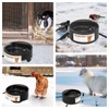 Billionchains Dog Heated Water Bowl for Outdoor No Freeze Water