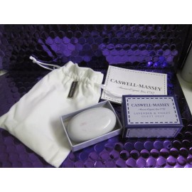 Caswell-Massey CASWELL MASSEY LAVENDER VIOLET SOAP BAR NEW IN BOX in GIFT BAG W/METALLIC NAME T