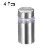 sourcing map Pack of 4 Screw Mounting Wall Mount Acrylic