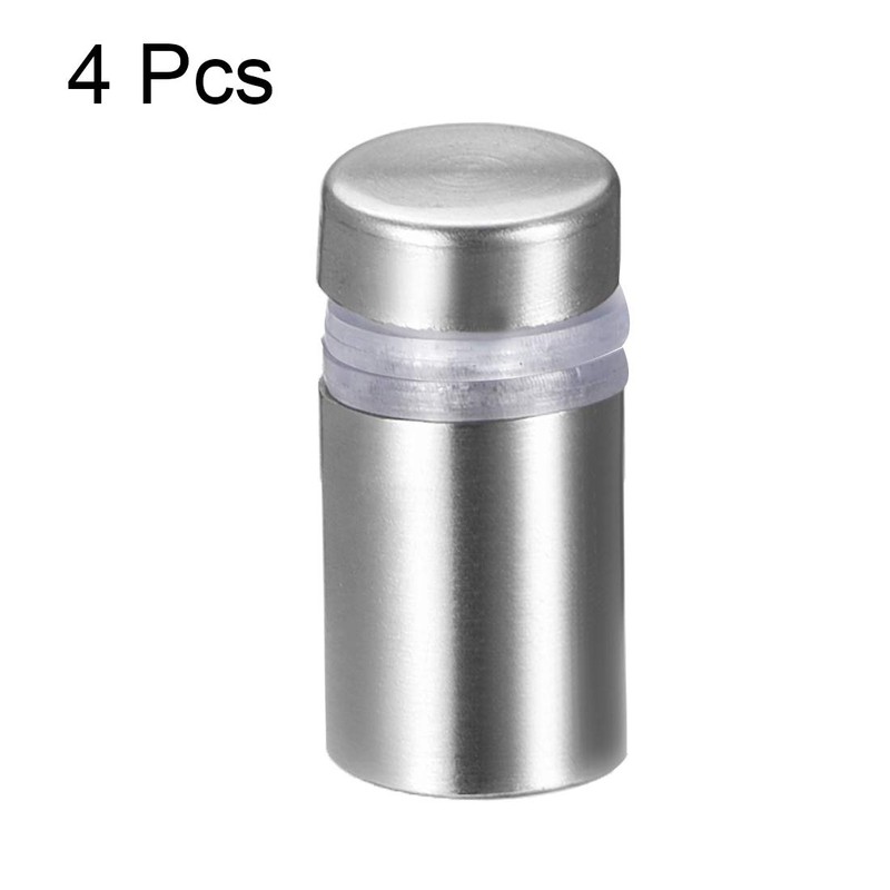 sourcing map Pack of 4 Screw Mounting Wall Mount Acrylic